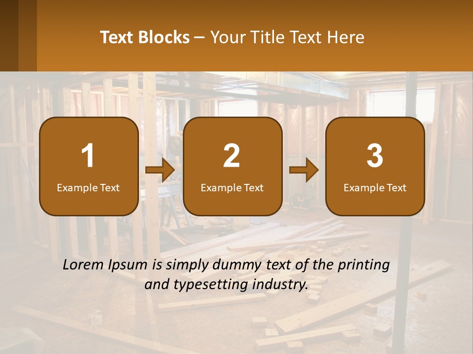 Subfloor Saw Hardware PowerPoint Template