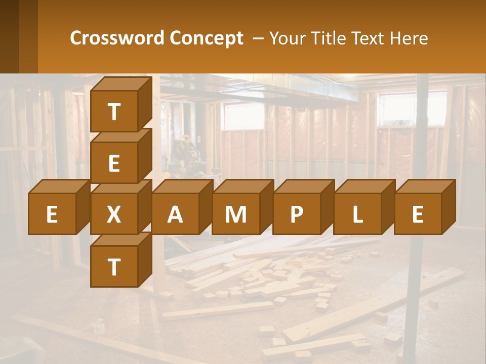 Subfloor Saw Hardware PowerPoint Template