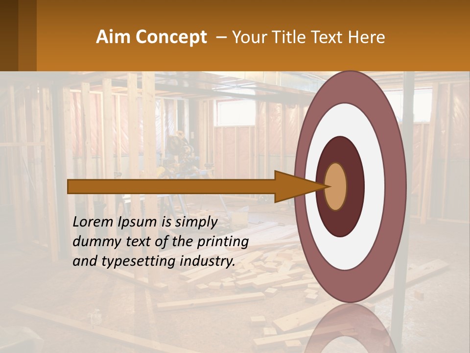 Subfloor Saw Hardware PowerPoint Template