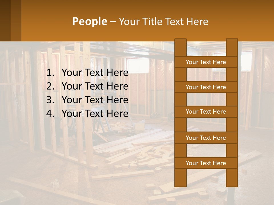 Subfloor Saw Hardware PowerPoint Template