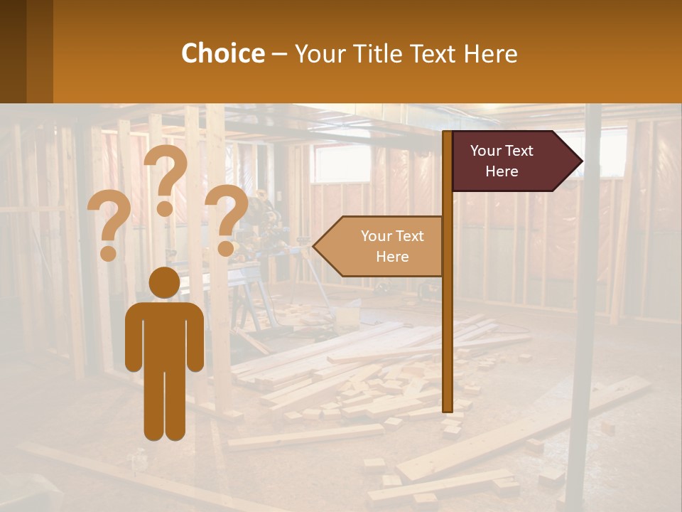 Subfloor Saw Hardware PowerPoint Template