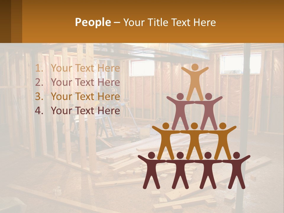 Subfloor Saw Hardware PowerPoint Template