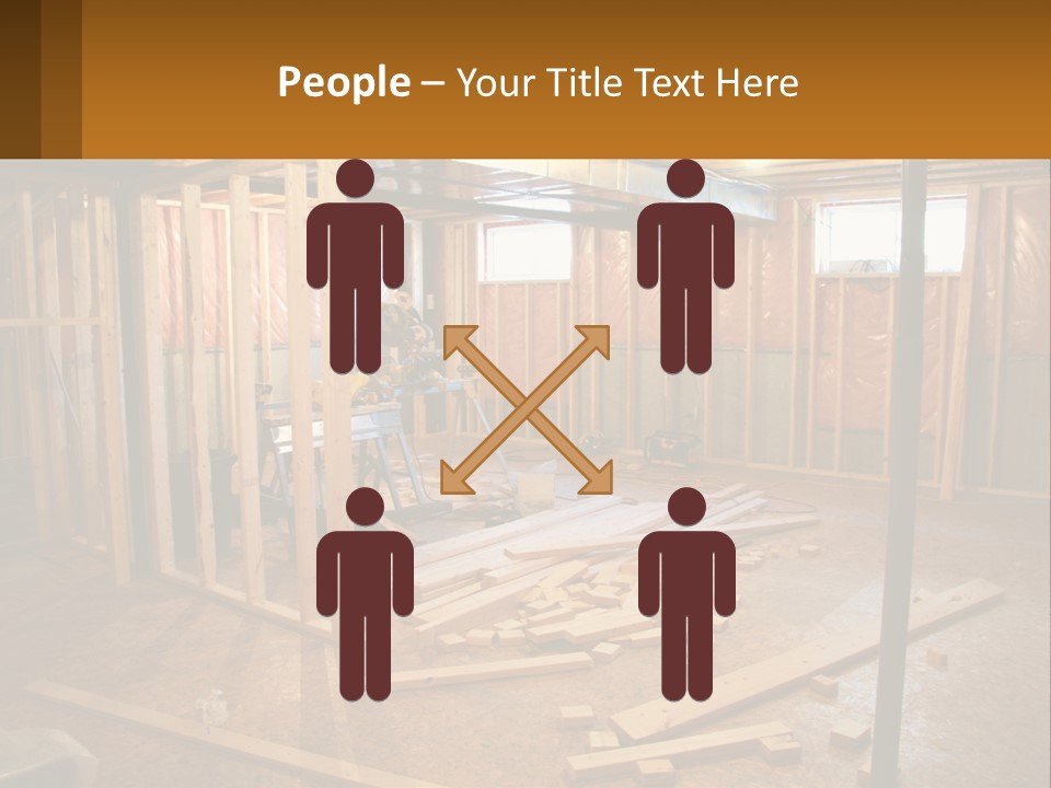 Subfloor Saw Hardware PowerPoint Template