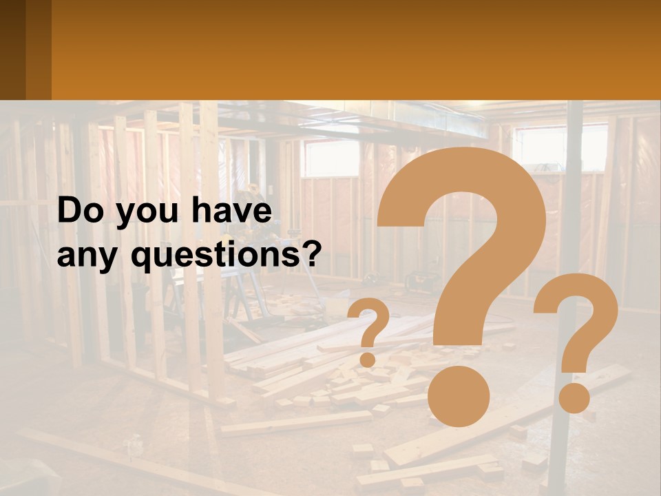 Subfloor Saw Hardware PowerPoint Template