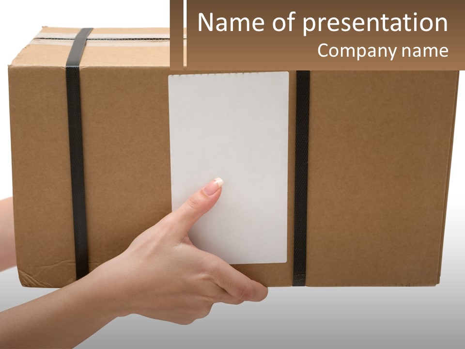 Container Post Background PowerPoint Template
