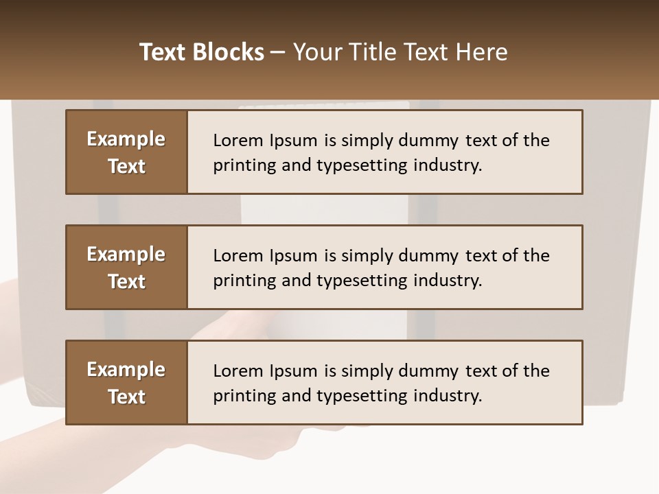 Container Post Background PowerPoint Template