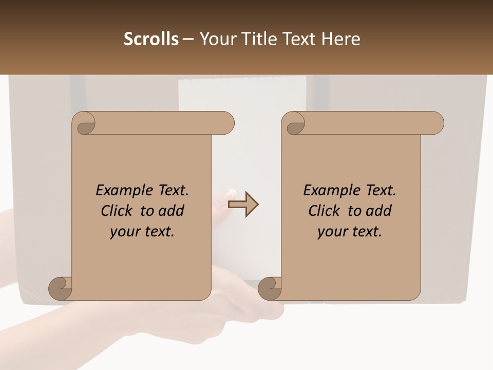 Container Post Background PowerPoint Template