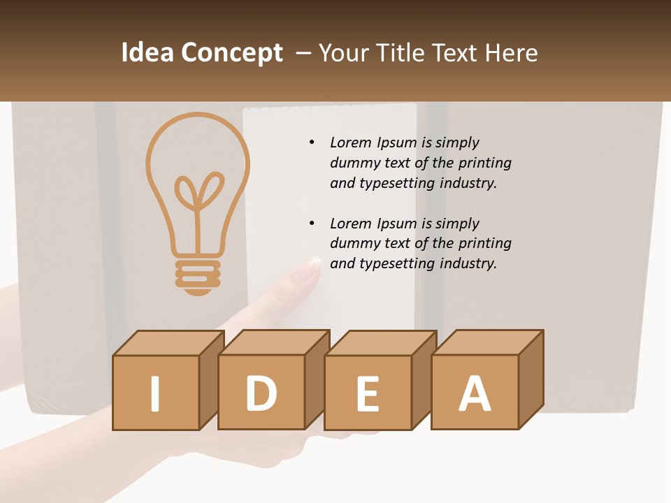 Container Post Background PowerPoint Template