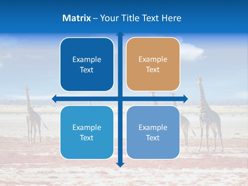 Park Clouds Herd PowerPoint Template