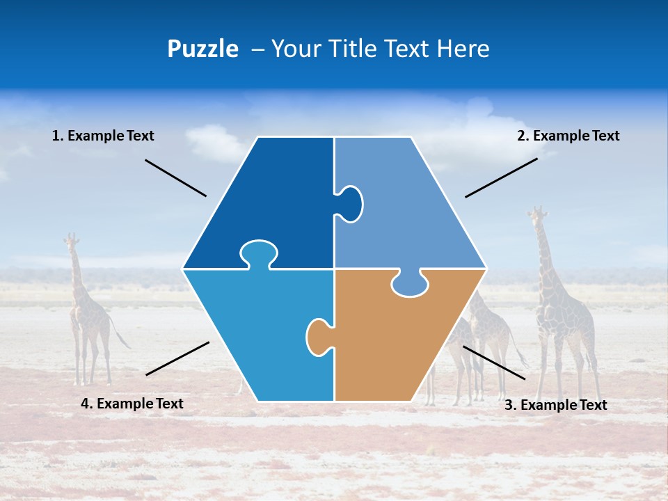 Park Clouds Herd PowerPoint Template