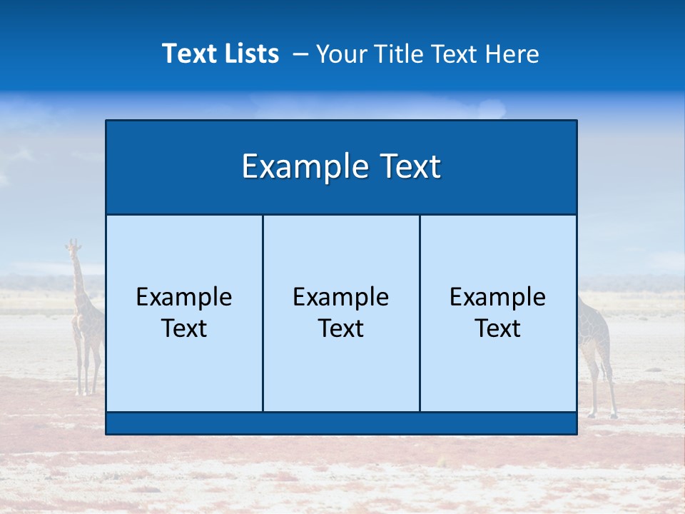 Park Clouds Herd PowerPoint Template