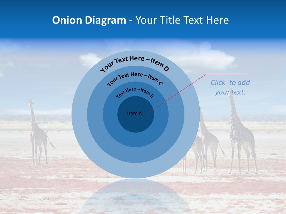 Park Clouds Herd PowerPoint Template