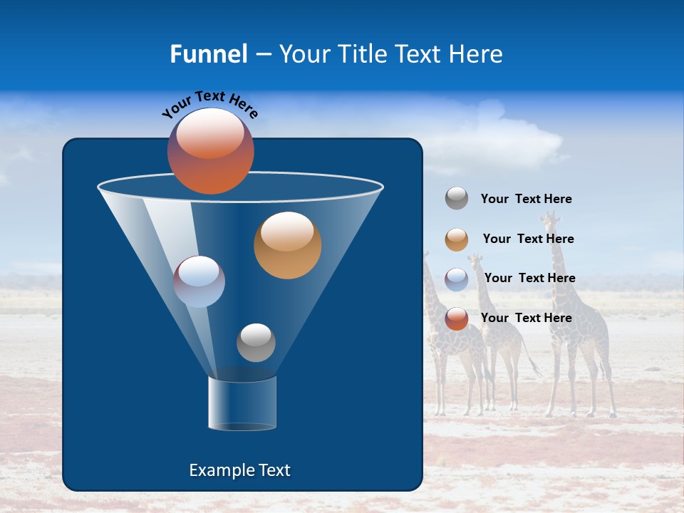 Park Clouds Herd PowerPoint Template