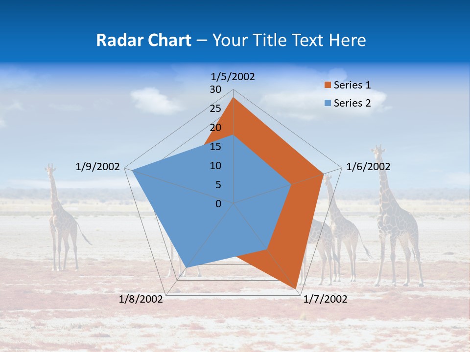 Park Clouds Herd PowerPoint Template