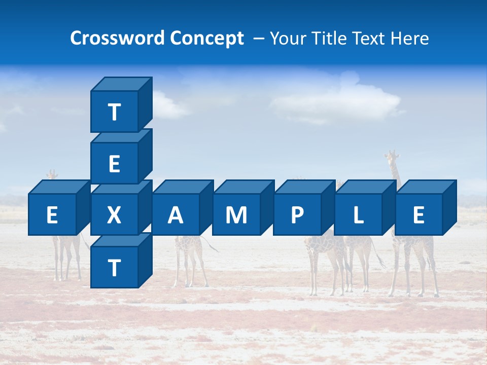 Park Clouds Herd PowerPoint Template