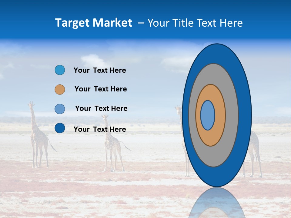 Park Clouds Herd PowerPoint Template