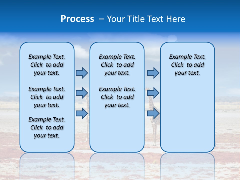 Park Clouds Herd PowerPoint Template