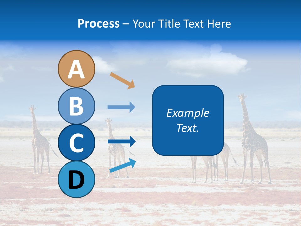Park Clouds Herd PowerPoint Template