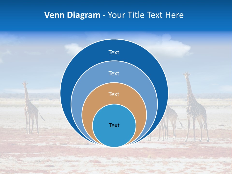 Park Clouds Herd PowerPoint Template