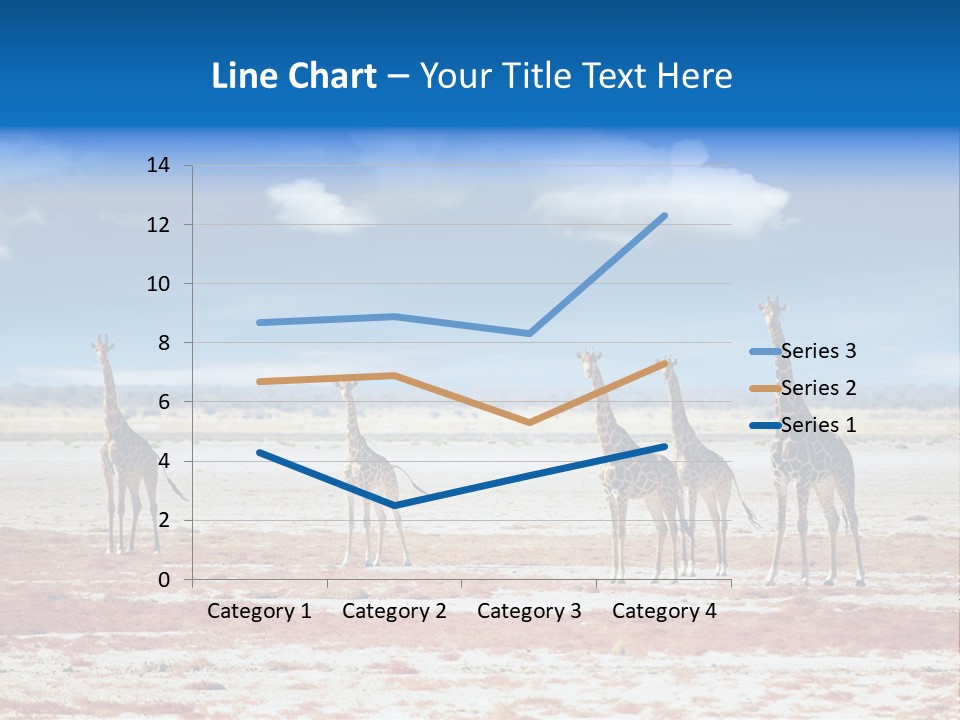 Park Clouds Herd PowerPoint Template