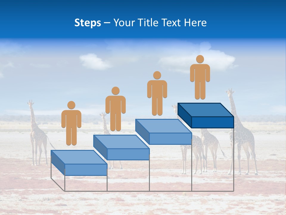 Park Clouds Herd PowerPoint Template