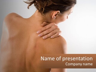 Spine Neck Stress PowerPoint Template