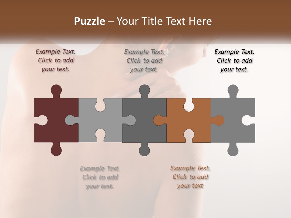 Spine Neck Stress PowerPoint Template