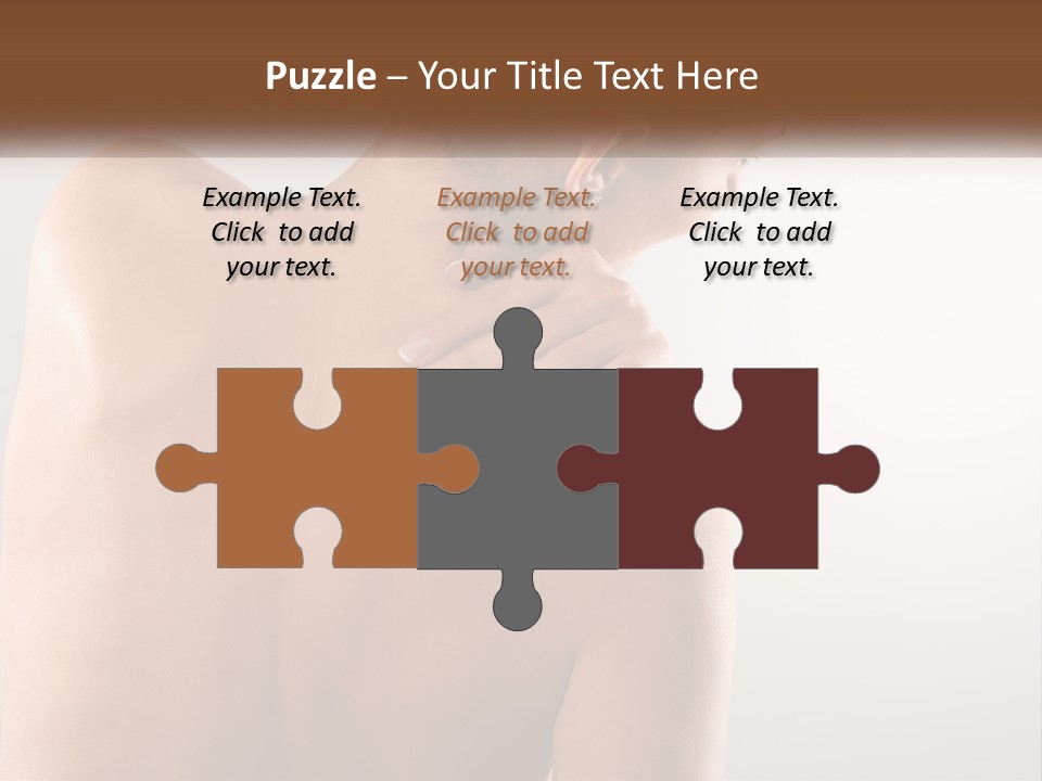 Spine Neck Stress PowerPoint Template