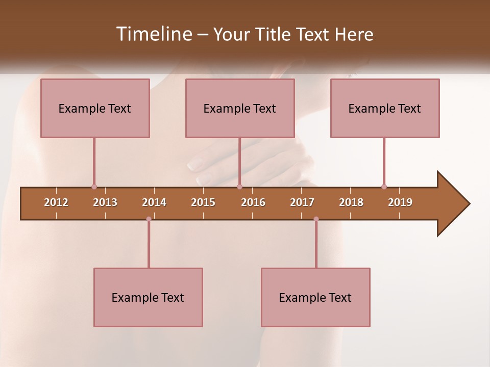 Spine Neck Stress PowerPoint Template