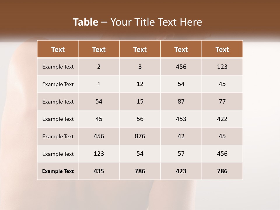 Spine Neck Stress PowerPoint Template
