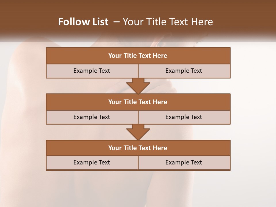 Spine Neck Stress PowerPoint Template