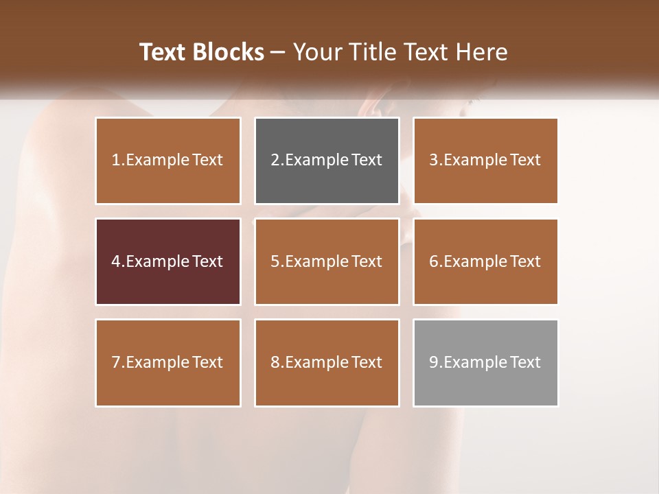 Spine Neck Stress PowerPoint Template