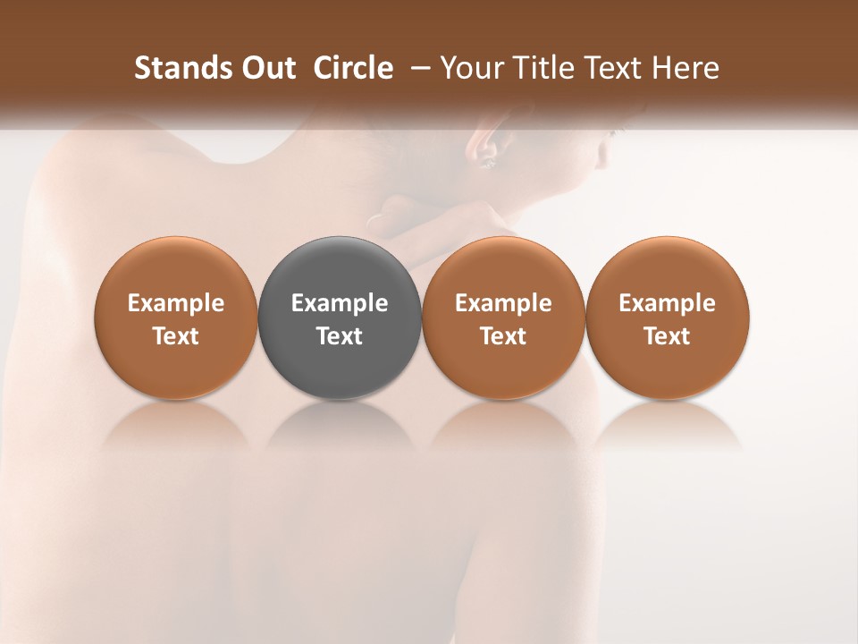 Spine Neck Stress PowerPoint Template