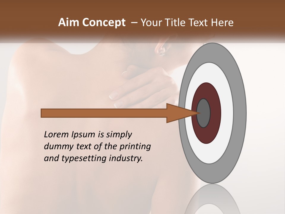 Spine Neck Stress PowerPoint Template