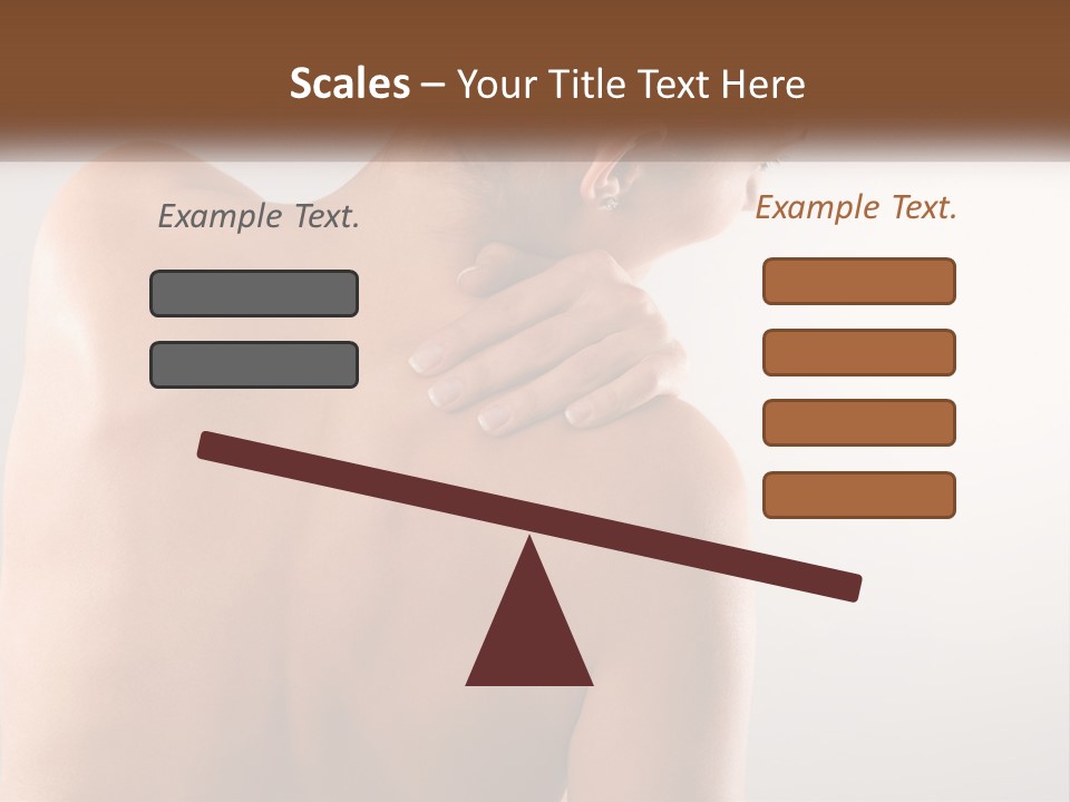 Spine Neck Stress PowerPoint Template