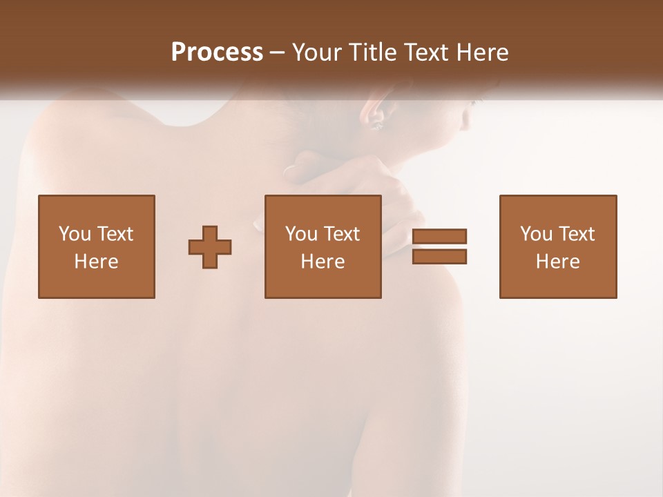 Spine Neck Stress PowerPoint Template