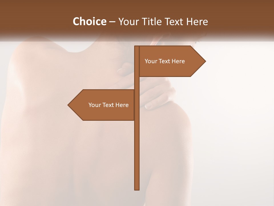 Spine Neck Stress PowerPoint Template