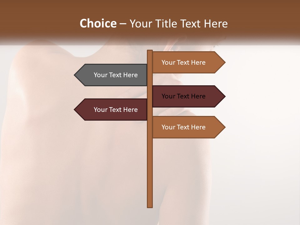 Spine Neck Stress PowerPoint Template