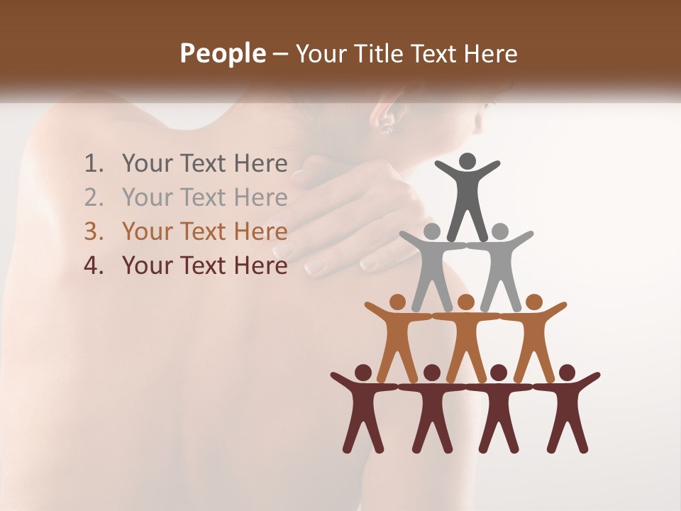 Spine Neck Stress PowerPoint Template