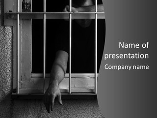 Jailhouse Caught Captivity PowerPoint Template