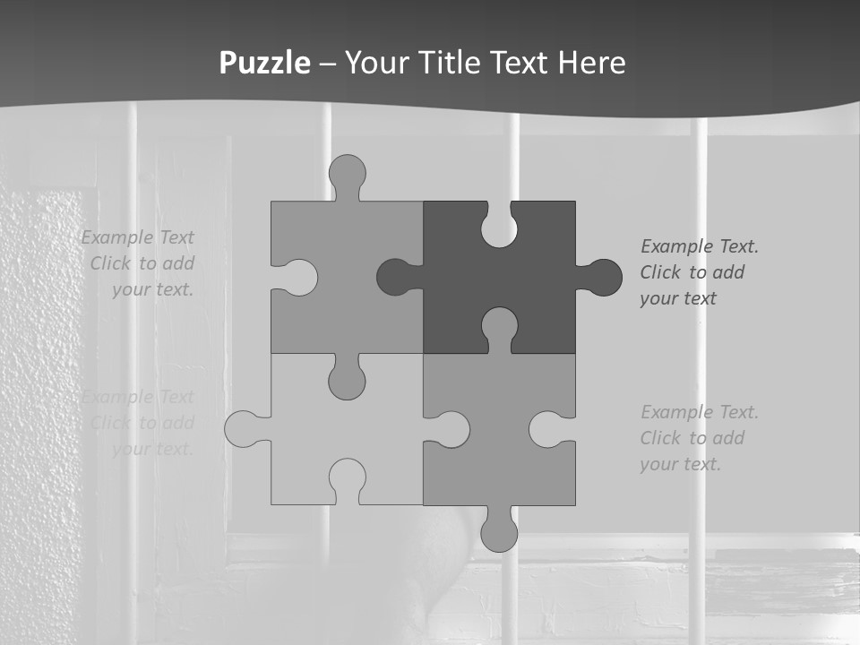 Jailhouse Caught Captivity PowerPoint Template