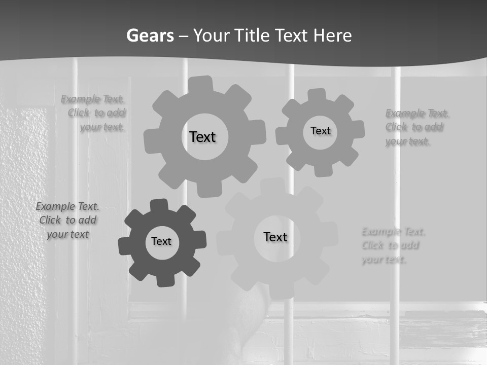 Jailhouse Caught Captivity PowerPoint Template