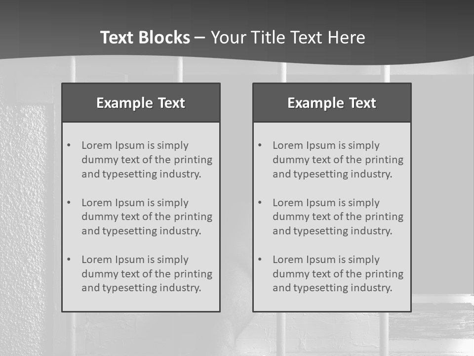 Jailhouse Caught Captivity PowerPoint Template