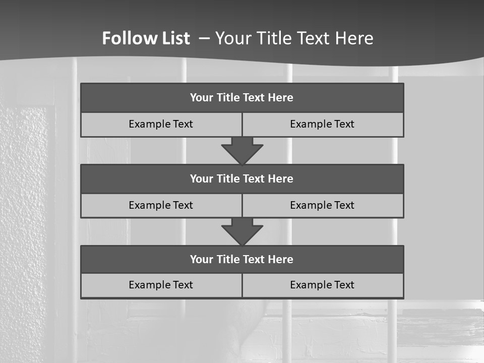Jailhouse Caught Captivity PowerPoint Template