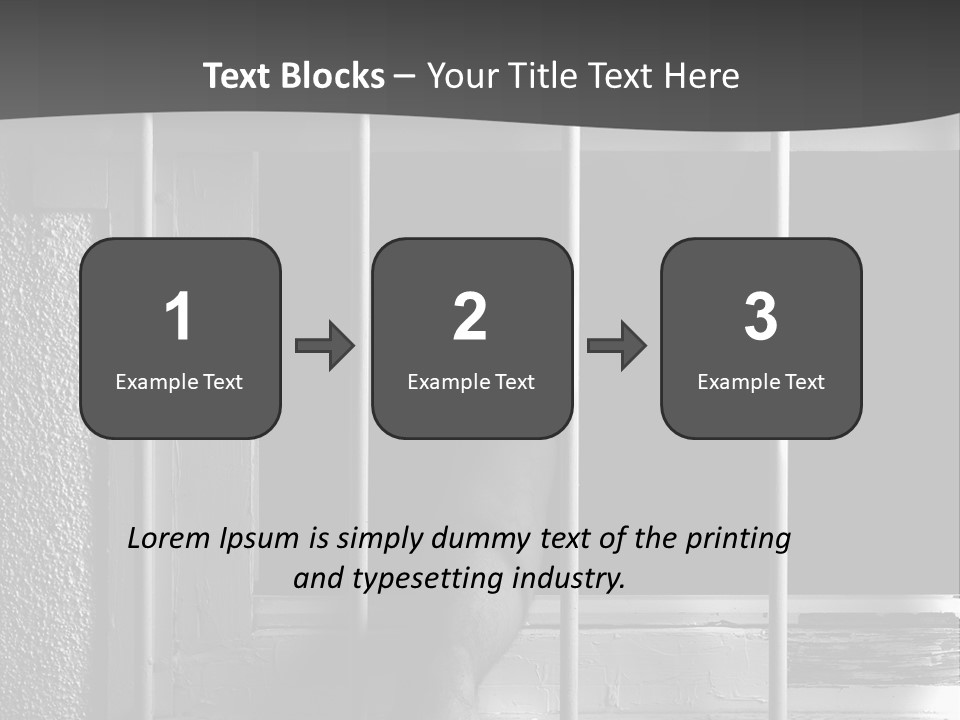 Jailhouse Caught Captivity PowerPoint Template