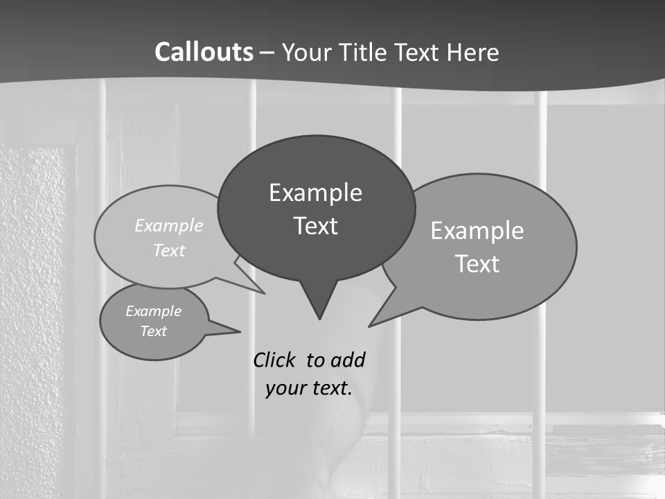 Jailhouse Caught Captivity PowerPoint Template