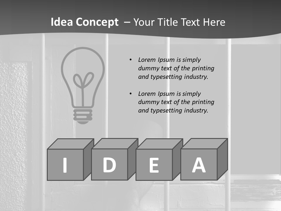 Jailhouse Caught Captivity PowerPoint Template