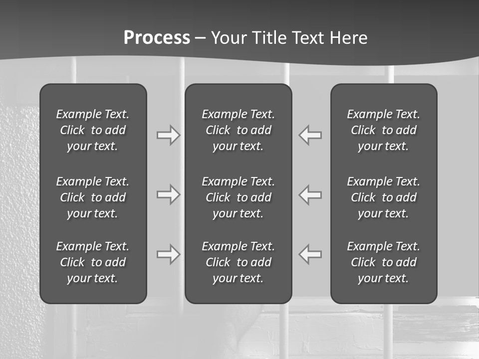 Jailhouse Caught Captivity PowerPoint Template