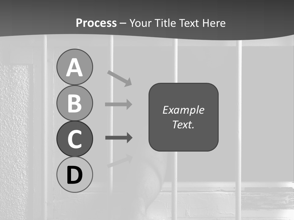 Jailhouse Caught Captivity PowerPoint Template