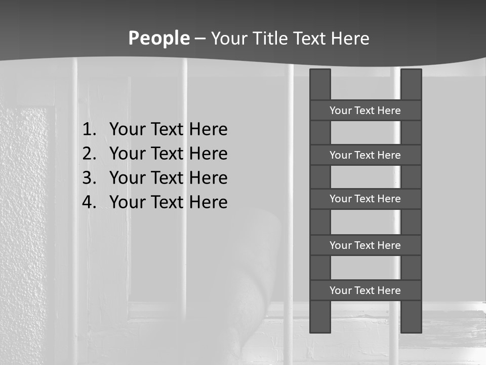 Jailhouse Caught Captivity PowerPoint Template